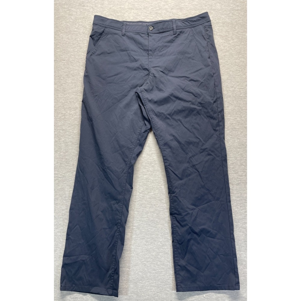 Weatherproof Vintage Chino Pants Mens 40x32 (Fits 40x31) Navy Blue Regular Fit